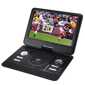 14.5 इंच TFT एलसीडी स्क्रीन डिजिटल मल्टीमीडिया पोर्टेबल डीवीडी समर्थन टीवी खेल समारोह के साथ पोर्टेबल डीवीडी कार्ड रीडर यूएसबी पोर्ट