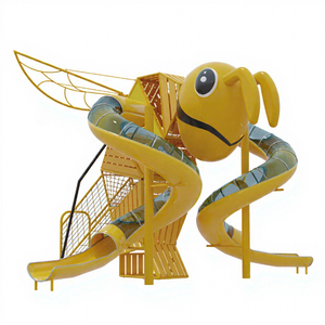 Gran <span class=keywords><strong>abejorro</strong></span> al aire libre equipo <span class=keywords><strong>de</strong></span> entretenimiento toboganes niños Juego al Aire Libre Parque <span class=keywords><strong>de</strong></span> Atracciones instalaciones - Product Image 1