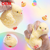 Mignon Poussin Moelleux en TPR Extensible, Jouet Anti-Stress à Presser pour Enfants
