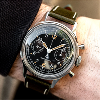 Montre chronographe automatique de luxe avec Logo personnalisé Unique