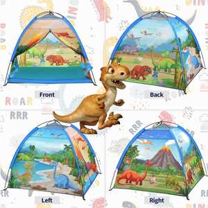 Dinosaur Kids Play <b>Dome</b> <b>Tent</b> Sports Toy for Ages 2-7 Indoor Outdoor Easy Assembly Gift - Product Image 3