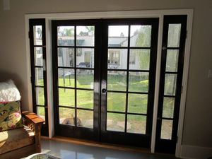 Precio de fábrica Nuevas puertas de aluminio de diseño de estilo francés con parrilla usadas para puertas francesas de casa - Product Image 2