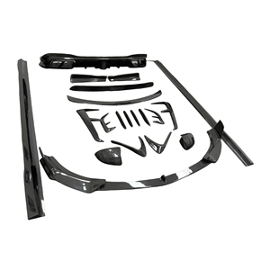 Sợi Carbon BodyKit MSY phong cách cho Mercedes Benz S <span class=keywords><strong>Class</strong></span> W223 S thể thao sợi carbon phía trước Lip Spoiler khuếch tán bên váy gương - Product Image 2