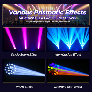 <span class=keywords><strong>200W</strong></span> di chuyển đầu ánh sáng 9 màu sắc WHIT RGBW LED giai đoạn Đèn chùm di chuyển đầu chiếu sáng cho DJ Disco Wedding party công viên chủ đề - Product Image 4