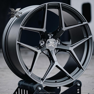 Ruedas de coche con acabado de Metal de pistola forjada XINGTU de 18-21 pulgadas para <span class=keywords><strong>BMW</strong></span> Audi Ford para Mustang para VW <span class=keywords><strong>AMG</strong></span> Compatible con llantas 5x114,3 5x120 - Product Image 1
