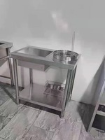 Table de panure pour poulet, équipement KFC, 0,8 m, 1 m, 1,2 m, équipement de cuisine commerciale