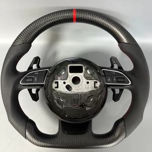 พวงมาลัยคาร์บอนไฟเบอร์ออกแบบได้ตามต้องการสำหรับรถ <span class=keywords><strong>Audi</strong></span> <span class=keywords><strong>RS</strong></span> A3 A4 A5 <span class=keywords><strong>A6</strong></span> C7 B8 R8 S3 S4 RS7 S5 Q3 Q5 RS3 TT RS5 RS6 B9 - Product Image 4