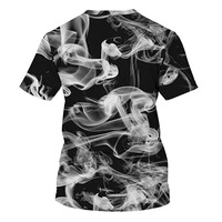 Impression par sublimation numérique, design personnalisé 3D, t-shirts pour hommes à col rond vintage, écologiques, respirants, anti-boulochage, séchage rapide