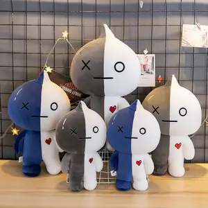 Schattige Robot Knuffel Pop Healing Afdeling Anime Donzen Katoenen Slaapkussen Liefde Poppen Knuffeldieren Speelgoed