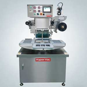 Machine de scellage rotative automatique HYPERVAC, scelleuse alimentaire commerciale, machine d'emballage en acier inoxydable 304, emballage industriel - Product Image 2