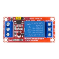Module de relais CHY 1-8CH 12V avec optocoupleur, compatible déclenchement haut/bas niveau (boîtier DIP) F281
