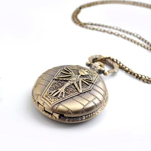 الجمجمة الرجعية الكلاسيكية جمع هدية مخصص ساعة جيب التذكارية ساعة جيب الحنين الوجه قلادة مصنع بالجملة - Product Image 6