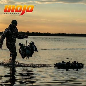 MOJO Outdoors  Texas Rig en acier inoxydable à dépliage rapide 6 Oz. X 18" Leurre de chasse au canard anti-emmêlement pour la pêche en marais et en eau ouverte - Product Image 1
