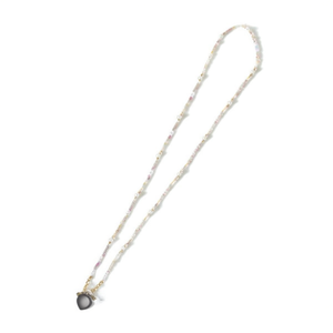 Angelina Heart Shaped Pearl <b>Bead</b> Chain 70cm For Eyeglasses Parts - Product Image 4