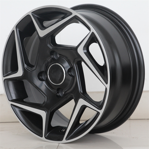 Jantes Modifiées Noires et Argentées Jy <span class=keywords><strong>14</strong></span> 15 16 <span class=keywords><strong>Pouces</strong></span>, Jantes en Alliage d'Aluminium 4x98/4x100/<span class=keywords><strong>4x108</strong></span> pour Roues de Voiture Particulière - Product Image 2