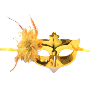 Maschera di Halloween Elettroplaccata con Costume da Danza Floreale per Piccole Bellezze - Product Image 5