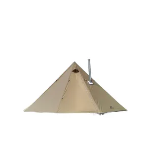 MCETO TX400 Tipi热帐篷冬季野营单层背包防撕裂面料带炉子千斤顶