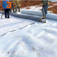 Revestimiento de Arcilla Geosintética GCL, Manta Impermeable de Bentonita para Estanques de Peces, Presas, Lagos y Vertederos