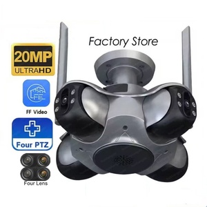 FFvideo Four Lens Four PTZ Wifi 20MP UHD Cameras Outdoor Human Detection Network CCTV Wireless Wifi Surveillance Security <b>Camera</b> - Product Image 1