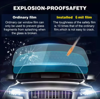Film de protection anti-éclats PET pour vitres de voiture