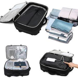 Ransel Laptop bisnis tahan air, produk baru 2025 ransel vakum pompa bawaan dengan USB Oxford tahan air Anti Maling - Product Image 4