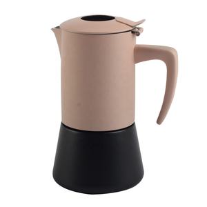 Cafetière cubaine durable, compatible avec les plaques à induction, cafetière moka en acier inoxydable italien - Product Image 2