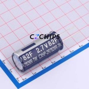 Supercondensateur CXHP-2R7826R-TW, composant traversant (THT), condensateur 18x40mm 82F 20% 2.7V 125uA@72hrs - Product Image 1
