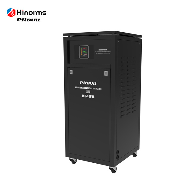 High Precision Servo Motor Voltage Stabilizer TND-40KVA Power Stabilizers Good Quality Factory 100% Pitbull Voltage Controller
