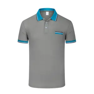 Camiseta polo manga curta masculina, moda casual, verão, de algodão, cor sólida