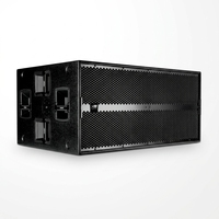 SUB 9006 Active 2x18" Line Array Neodymium Professional Cabinet Big Bass Dual 18" Subwoofer 8 Ohm