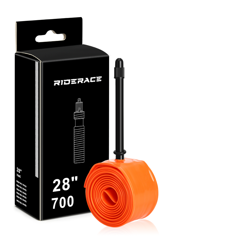 RIDERACE, велосипедная внутренняя труба 700Cx18 25 28 32, сверхлегкая дорожная велосипедная шина из ТПУ, длина 65 мм, французский клапан, набор патчей для внутренней трубки
