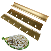 Pièces de machine industrielle à couper les nouilles : Grattoir et coupeur de pâte en cuivre flexible personnalisé pour les nouilles rondes, plates et carrées