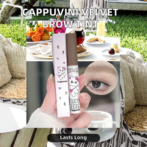 Crème et <span class=keywords><strong>crayon</strong></span> à sourcils Cappuvini Teddy Velvet, longue tenue, imperméable, minéral, à base de plantes, facile à utiliser, pour un style de sourcils parfait - Product Image 2