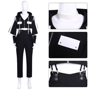 F/ACE Anime Fan - Conjunto completo de 5 personajes, uniforme escolar, disfraz de cosplay, atuendo informal de cosplay de Now Which Side of Tamon - Product Image 2