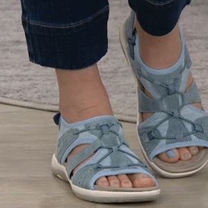 Sandalias de verano 2021 para mujer, nueva <span class=keywords><strong>cabeza</strong></span> redonda, transpirables, informales, planas, para playa, para mujer, talla grande con amortiguación para comercio exterior - Product Image 1