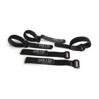 Sangles de fixation réutilisables pour câbles, attaches à boucles auto-agrippantes, sangles de serrage avec boucle métallique