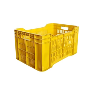 Panier de rangement ventilé empilable en plastique pour légumes frais, fruits et poissons, caisses de transport en maille pour la logistique et la récolte - Product Image 1