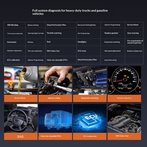 Outil de diagnostic complet du système Humzor Original Diesel-Gas dernière version NP916 avec <span class=keywords><strong>ordinateur</strong></span> intégré X431, mise à jour du système gratuite - Product Image 2