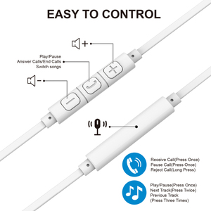 אוזניות In-Ear חוטיות מסוג USB C עם לוגו בהתאמה אישית, מיקרופון, סאונד סטריאו, בקרת עוצמה, כבל באורך 1.2 מטר, צבעים בהתאמה אישית לשיחות טלפון - Product Image 4