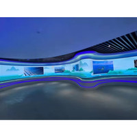 Modules Led flexibles 320x160mm P3 affichage Led intérieur formes créatives sans couture publicité numérique mur vidéo Led en vente