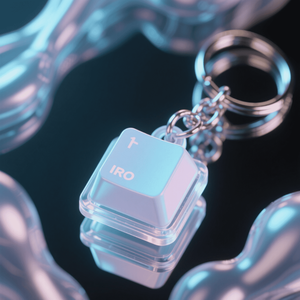 3D Keychain tùy chỉnh nhà sản xuất OEM Keycaps Keychain LED ánh sáng nhấp nháy bíp từ xa bị mất <span class=keywords><strong>Key</strong></span> định vị tùy chỉnh sang trọng Móc chìa khóa - Product Image 2