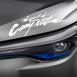 Auto decoración reflectante radio transferencia calcomanía capó puerta cuerpo lateral falda ventana parachoques deportes carreras <span class=keywords><strong>vinilo</strong></span> <span class=keywords><strong>coche</strong></span> pegatinas - Product Image 2