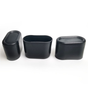 Fundas de Goma Ovaladas para Patas de Muebles, Antideslizantes, Protectoras, 39x19mm 40x20mm, Diseño Moderno y Simple, Color Negro - Product Image 3
