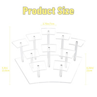Support de présentation en acrylique transparent à 10 niveaux pour figurines Funko POP et figurines d'action
