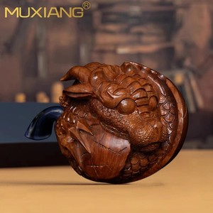 Hand Carved Briarwood Pipe Traditional Solid Wood Tobacco Pipe For Smoking Personal Gift - Product Image 2