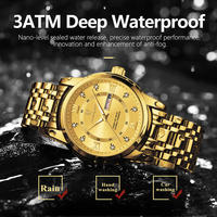 Reloj de Pulsera Poedagar 936 para Hombre, Reloj de Cuarzo, Acero Inoxidable, Resistente al Agua, Luminoso, con Calendario, de Lujo, Personalizado