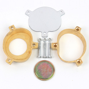 Dental Brass <b>Case</b> 7 8 Size Double Hole Large <b>Medium</b> Single Hole With Screws For Denture Machining - Product Image 5