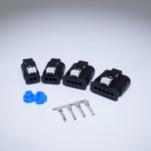 Черный женский автомобильный разъем водонепроницаемый автомобильный разъем - Product Image 5