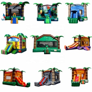 Bomba portátil de 740W para uso comercial Casa de rebote inflable gigante para adultos Castillo inspirado en fiestas - Product Image 3