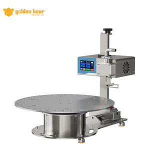 Small <b>Bottle</b> Filling System for Shampoo/Honey/Oil Turntable Filling Machine 1-500g Adjustable - Product Image 3